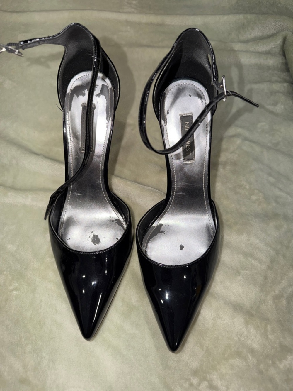 Nine West Slingback Pump Collection — Yellow Green, Black, White & Nude - Picture 14 of 16